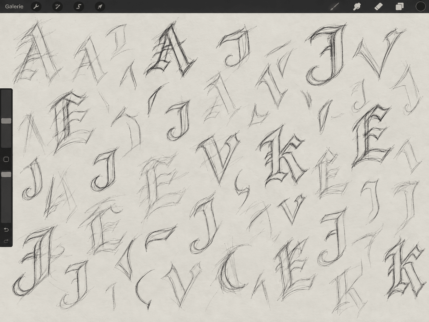 Processus AJVEK — Typographie