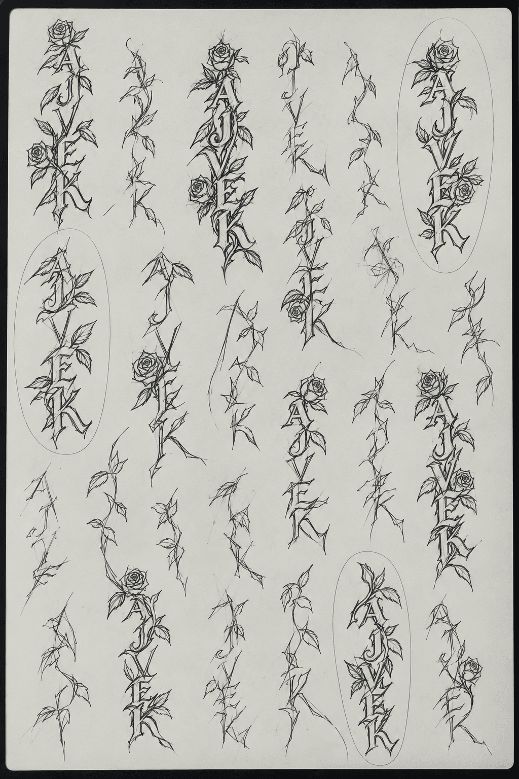 Processus AJVEK — Composition