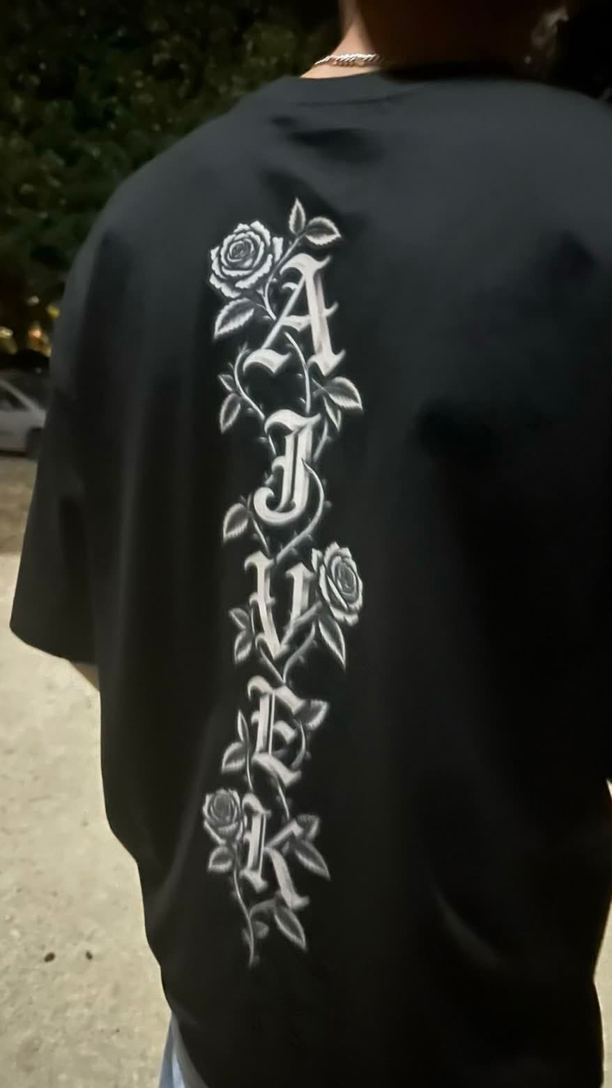 Détail du motif Roses AJVEK